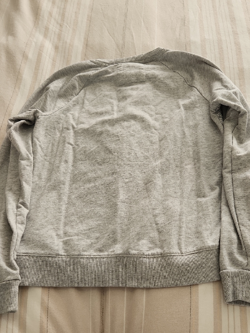 Sonoma Two-Tone Gray Crewneck Top - Picture 4 of 4